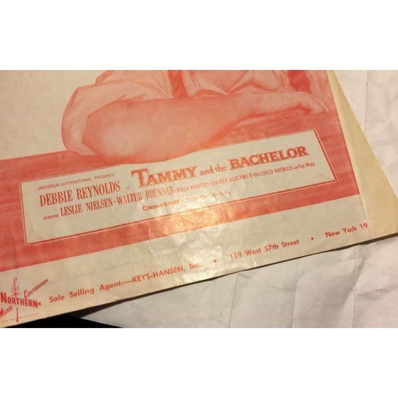 Tammy by Debbie Reynolds from Tammy and the Bachelor Vintage Sheet Music - Picture 4 of 9